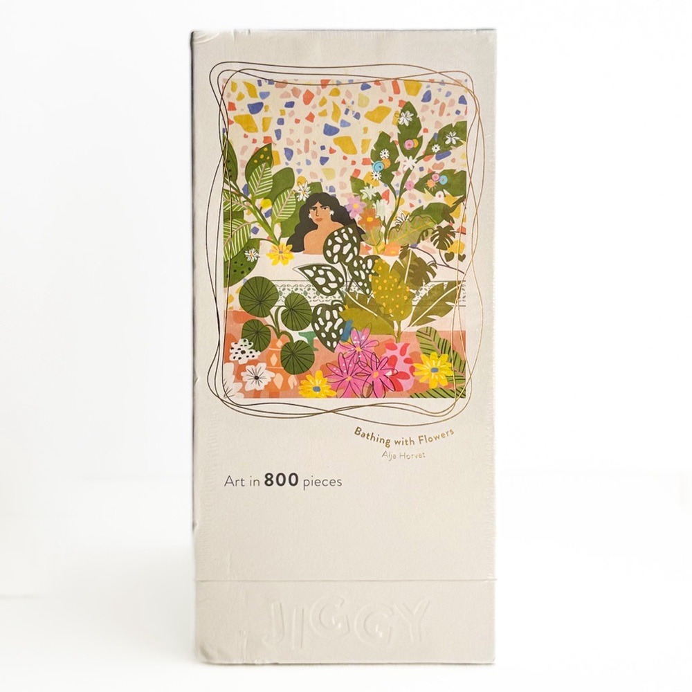 Jiggy Floral Art 800-Piece Puzzle